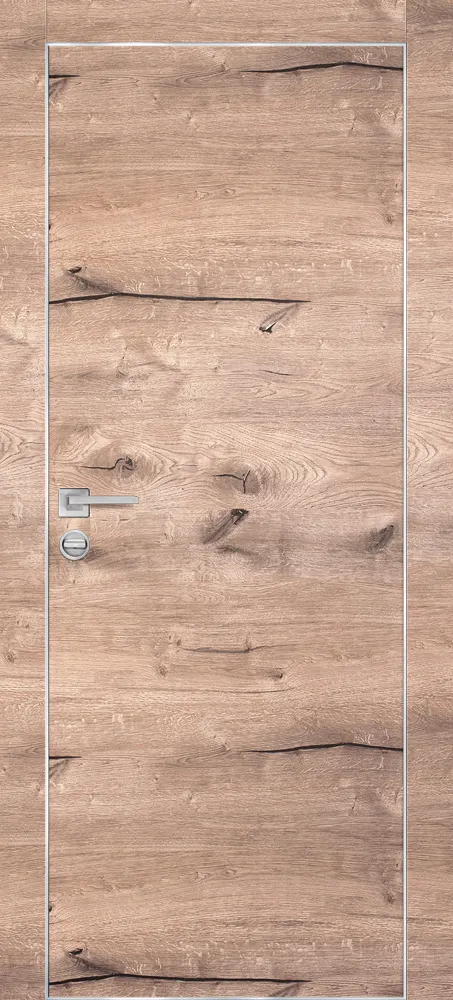 Фото Межкомнатная дверь PX-1 AL кромка с 4-х ст. Дуб пацифик